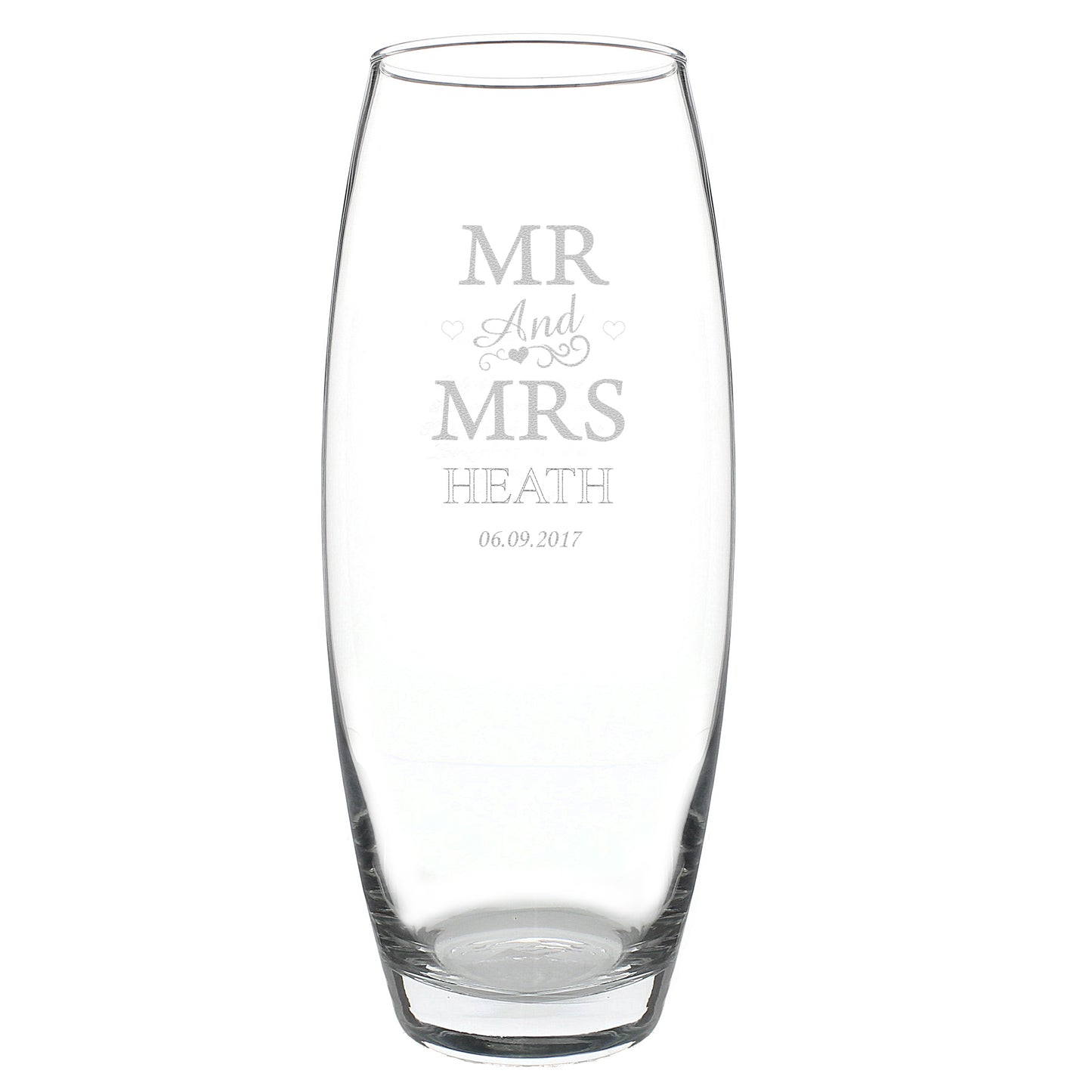 Personalised Mr & Mrs Bullet Vase - Personalise It!