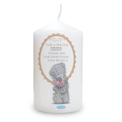 Personalised Me to You Flowers Candle For Her - Personalise It!