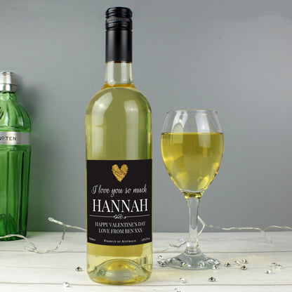 Personalised Say You'll Be Wine White Wine - Personalise It!