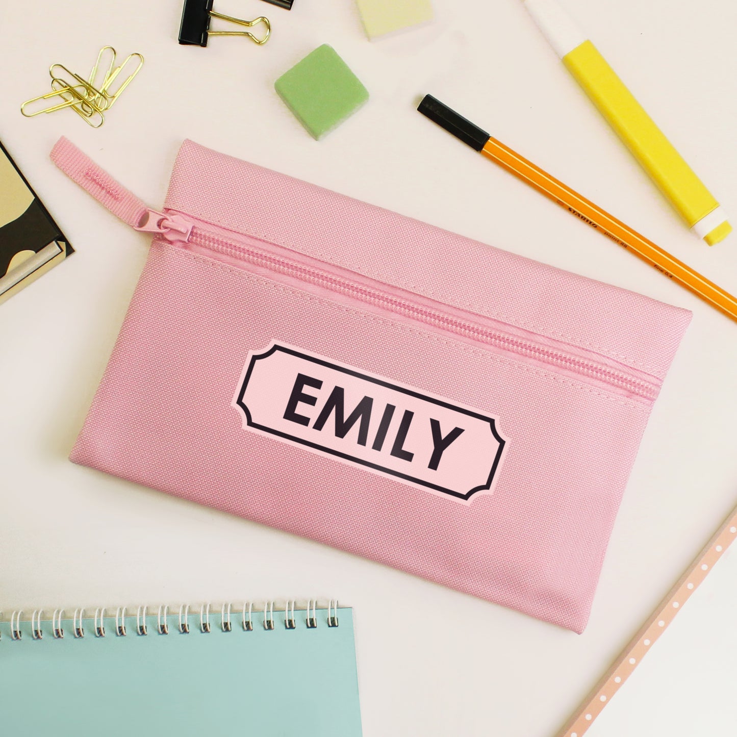 Personalised Pink Pencil Case - Personalise It!