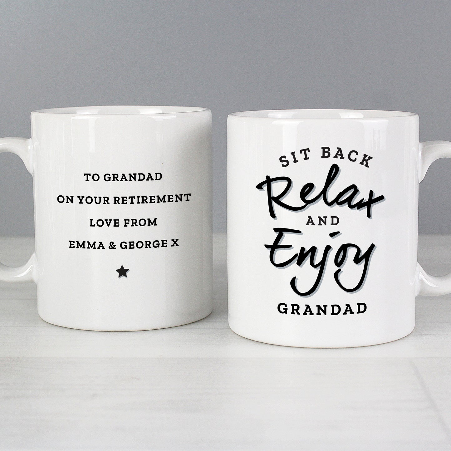 Personalised Sit Back & Relax Mug - Personalise It!