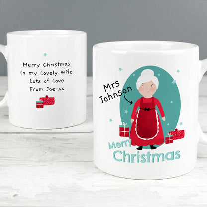 Personalised Mrs Claus Mug - Personalise It!