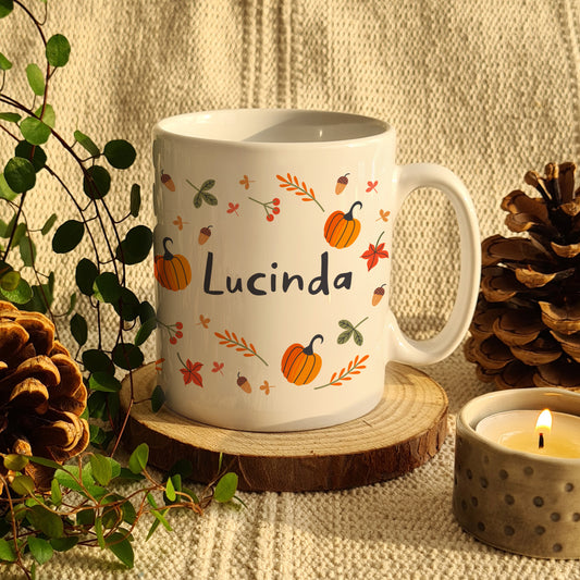 Personalised Pumpkin Mug - Personalise It!