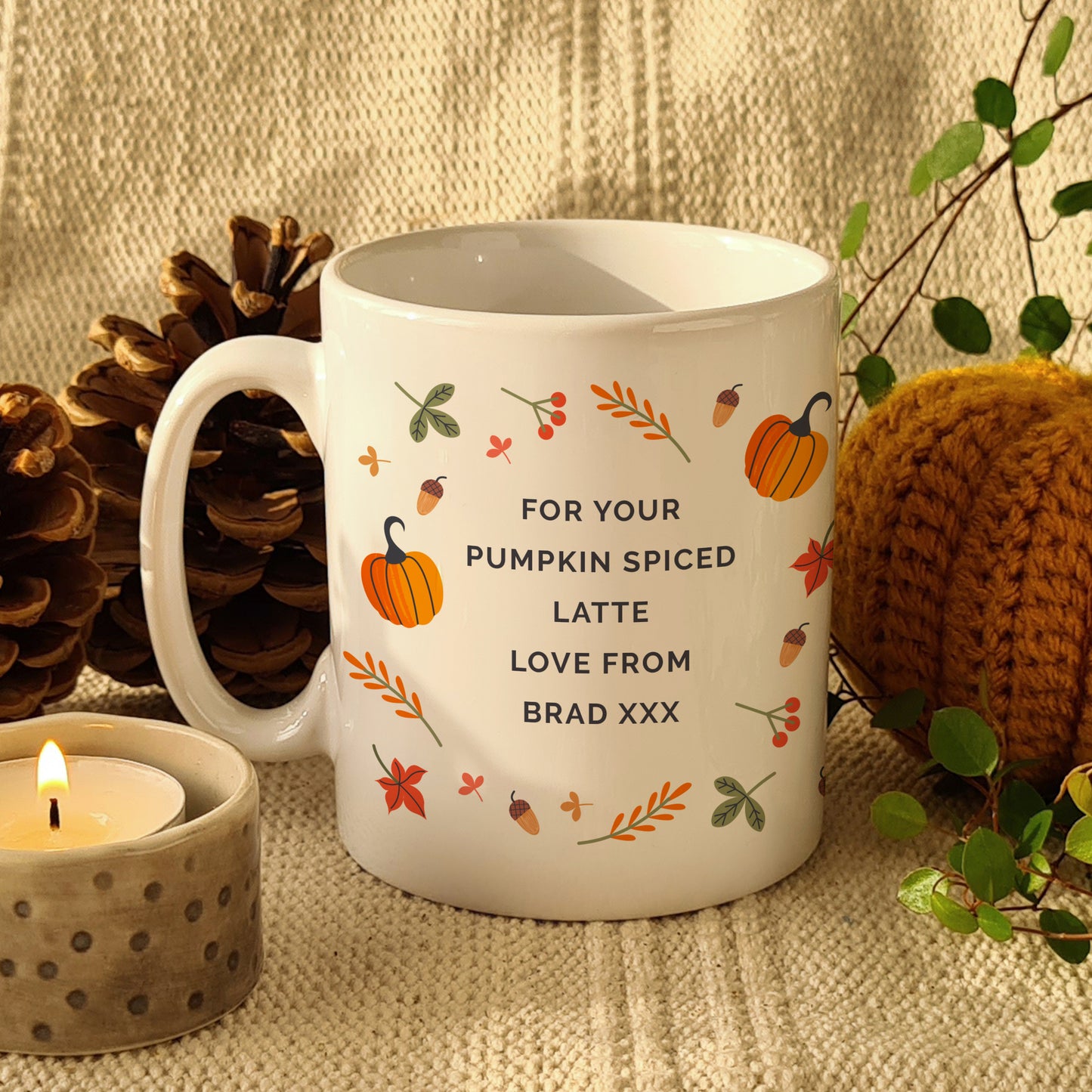 Personalised Pumpkin Mug - Personalise It!