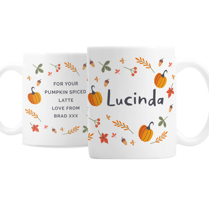 Personalised Pumpkin Mug - Personalise It!