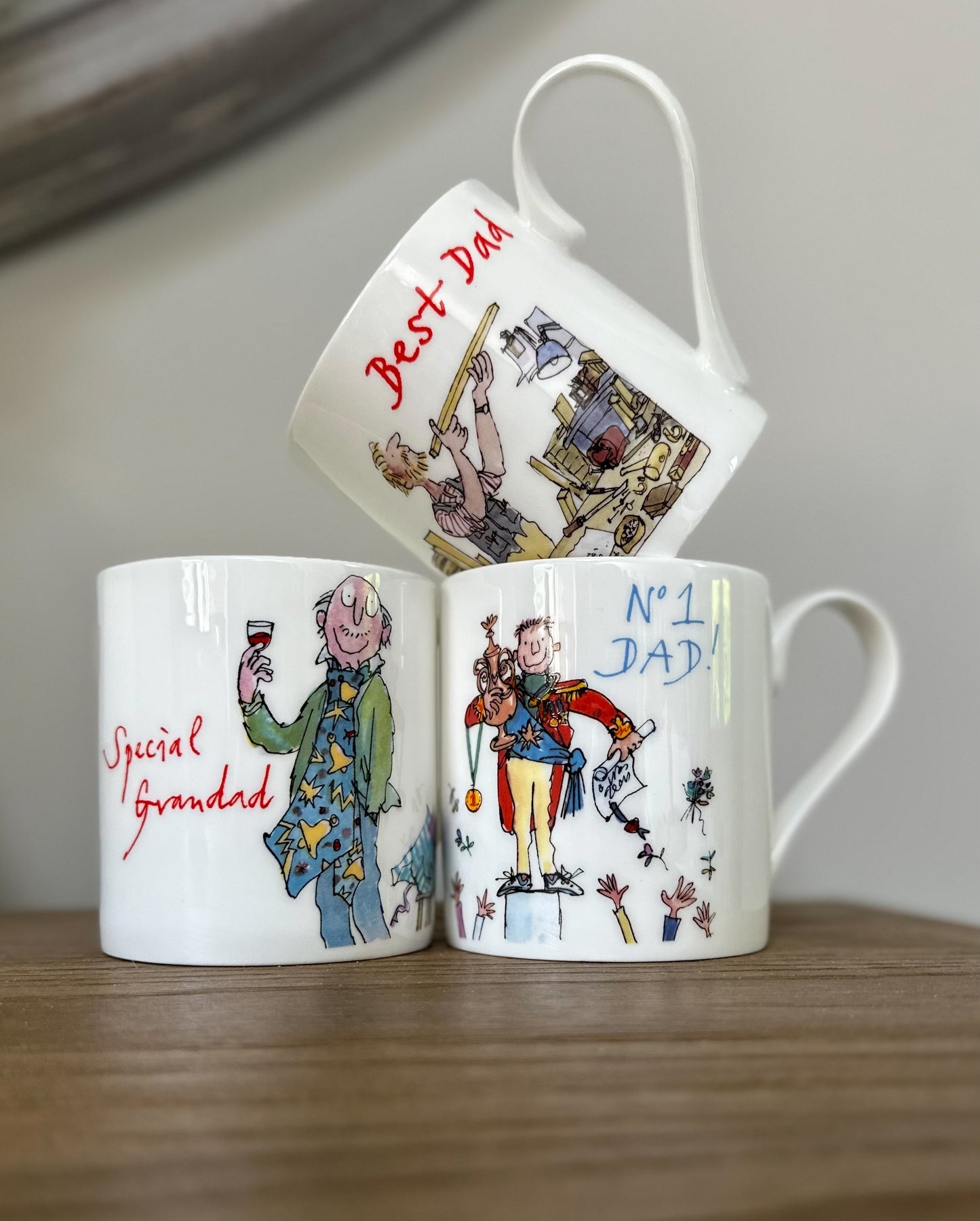 Quentin Blake No.1 Dad Bone China Mug