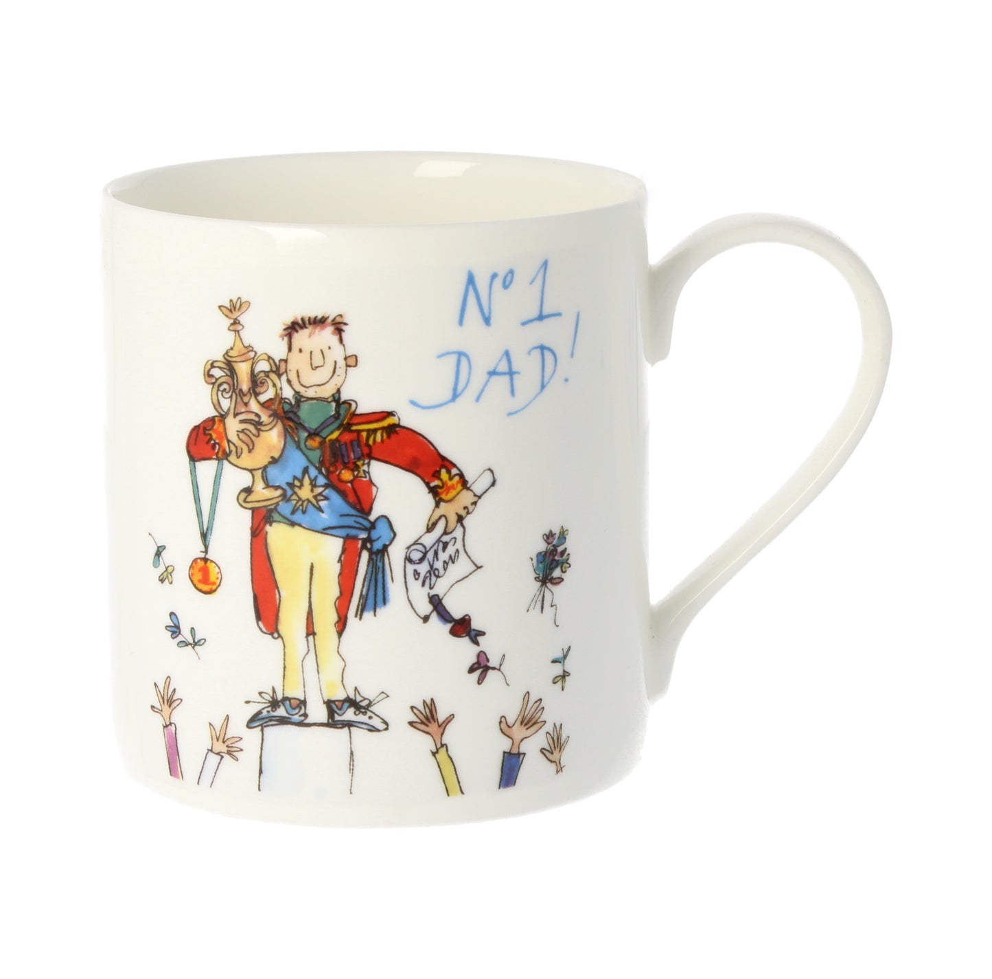 Quentin Blake No.1 Dad Bone China Mug