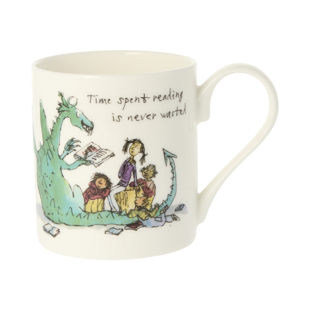 Quentin Blake Time Spent Reading Bone China Mug