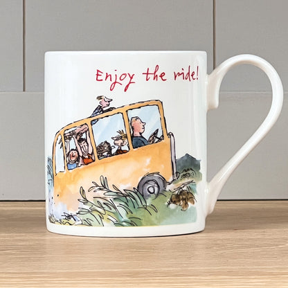 Quentin Blake Enjoy The Ride Bone China Mug