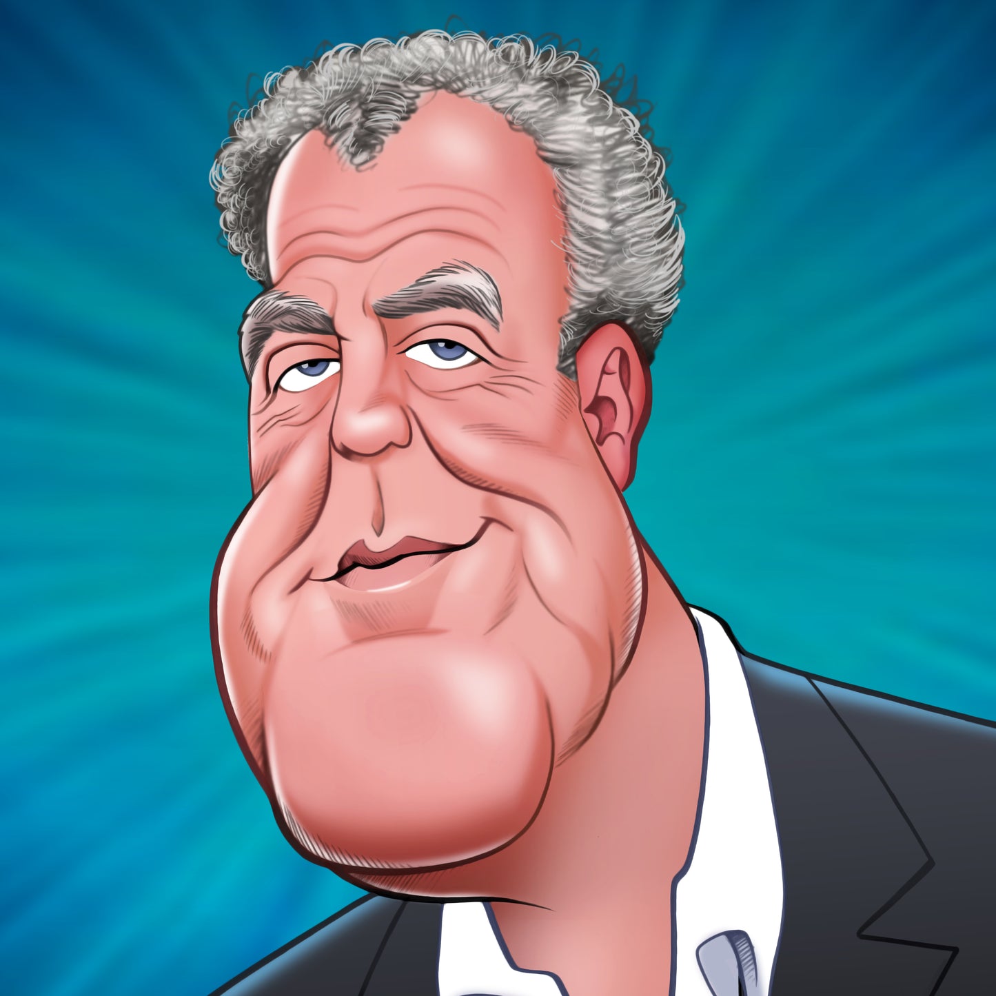 Jeremy Clarkson Birthday Greeting Sound Card Blank Inside