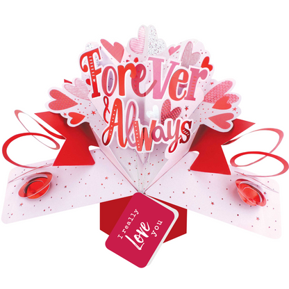 Forever & Always Pop Up Greeting Card Choice Of Cards