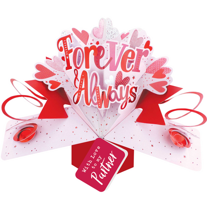 Forever & Always Pop Up Greeting Card Choice Of Cards