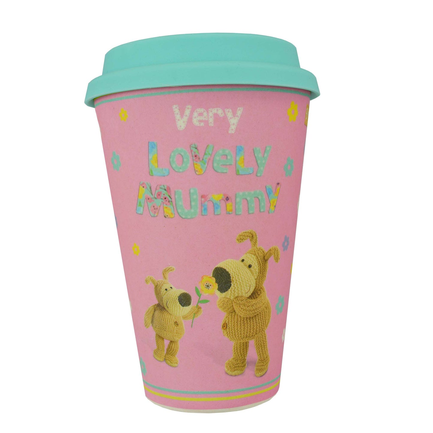 Boofle Mummy Bamboo Travel Mug With Silicone Lid & Band