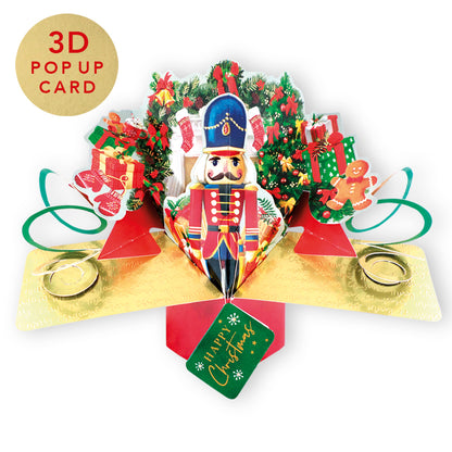 The Nutcracker Pop Up Christmas Greeting Card Friends & Family