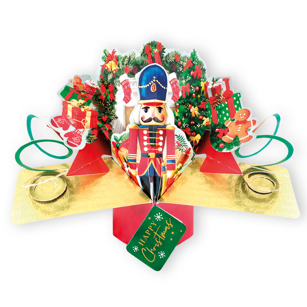 The Nutcracker Pop Up Christmas Greeting Card Friends & Family