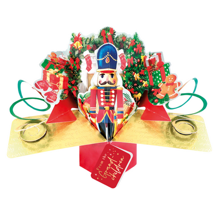 The Nutcracker Pop Up Christmas Greeting Card Friends & Family