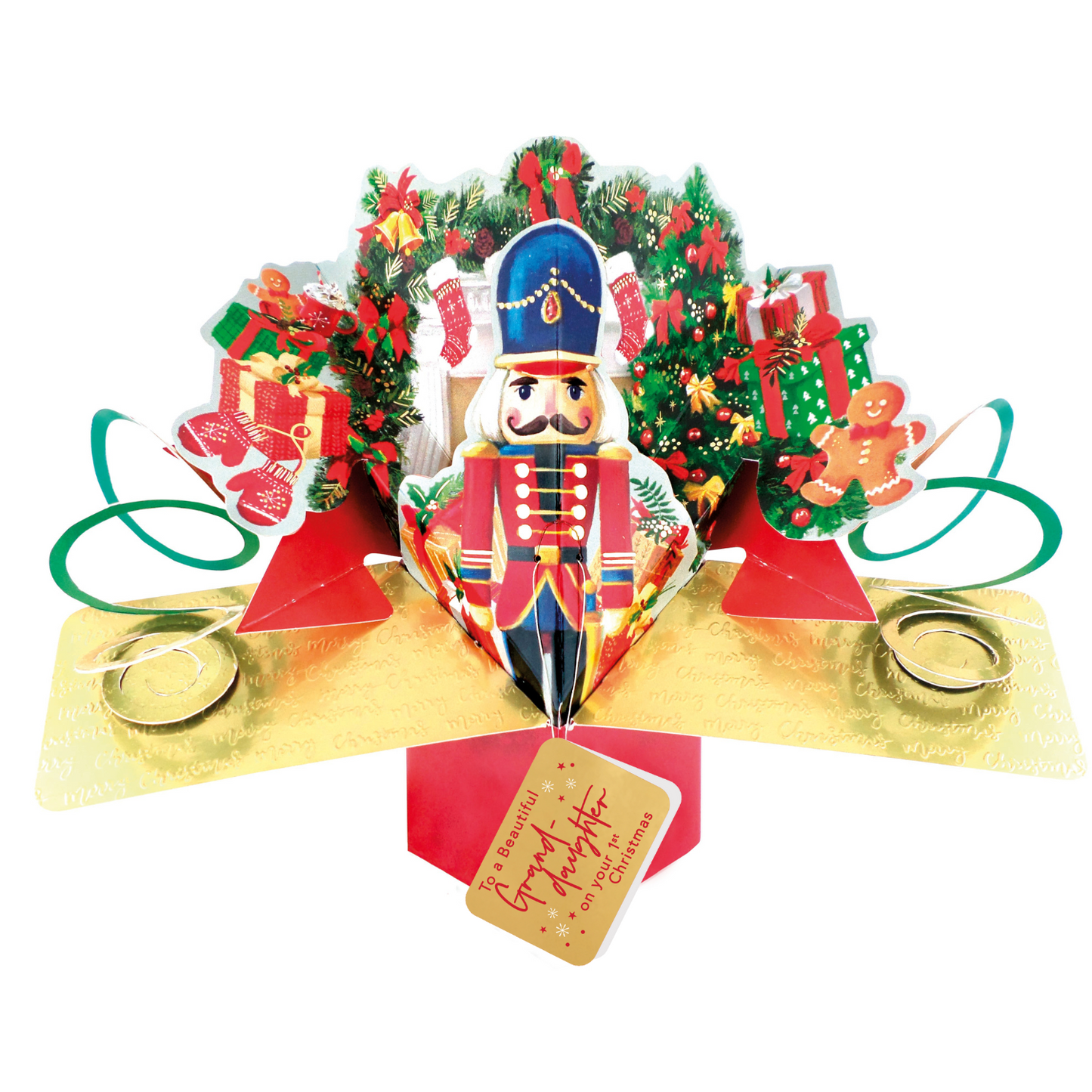 The Nutcracker Pop Up Christmas Greeting Card Friends & Family