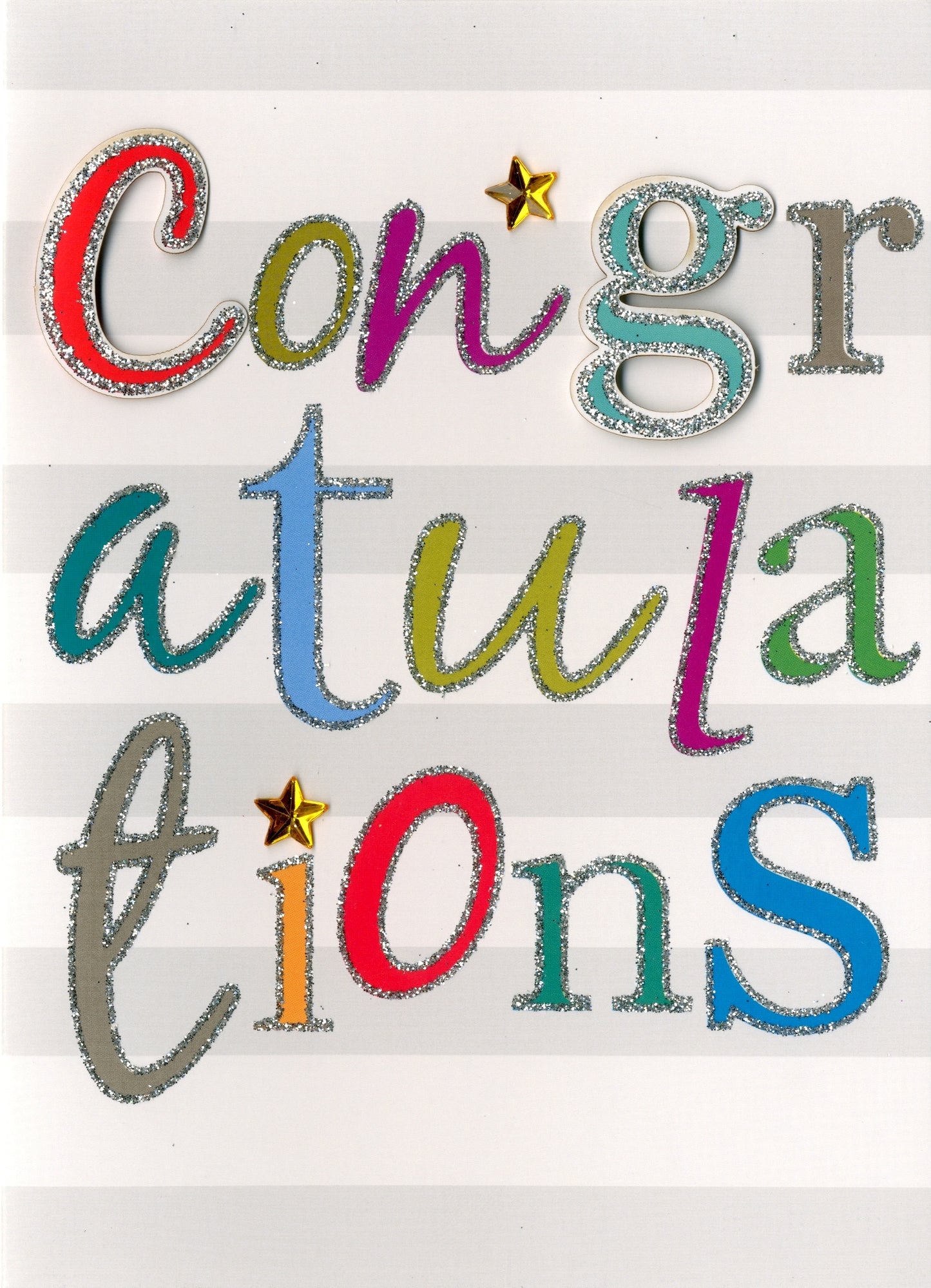 Congratulations Greeting Card Blank Inside