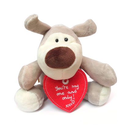 Boofle You're My One & Only 5" Sitting Lamboa Dog Plush