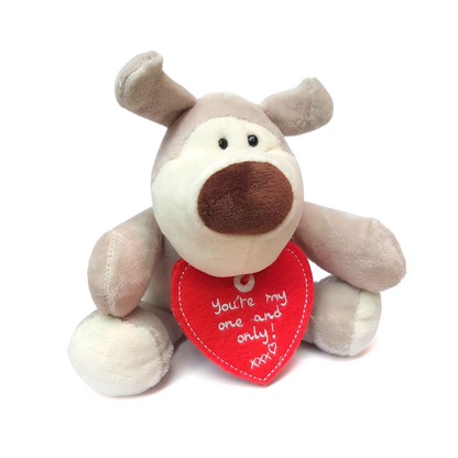 Boofle You're My One & Only 5" Sitting Lamboa Dog Plush