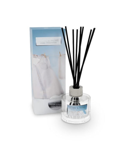 Heart & Home Fresh Linen Fragrance Reed Diffuser 75ml