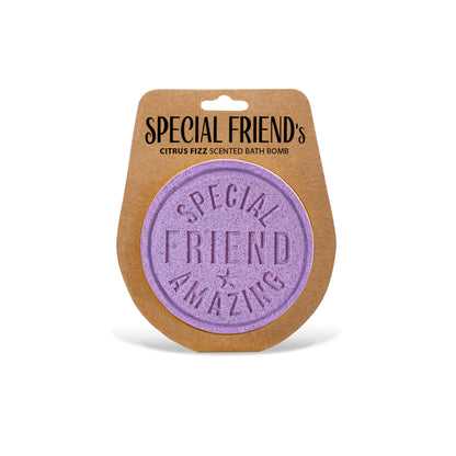 Special Friend Lilac Citrus Fizz Scented Bath Bomb