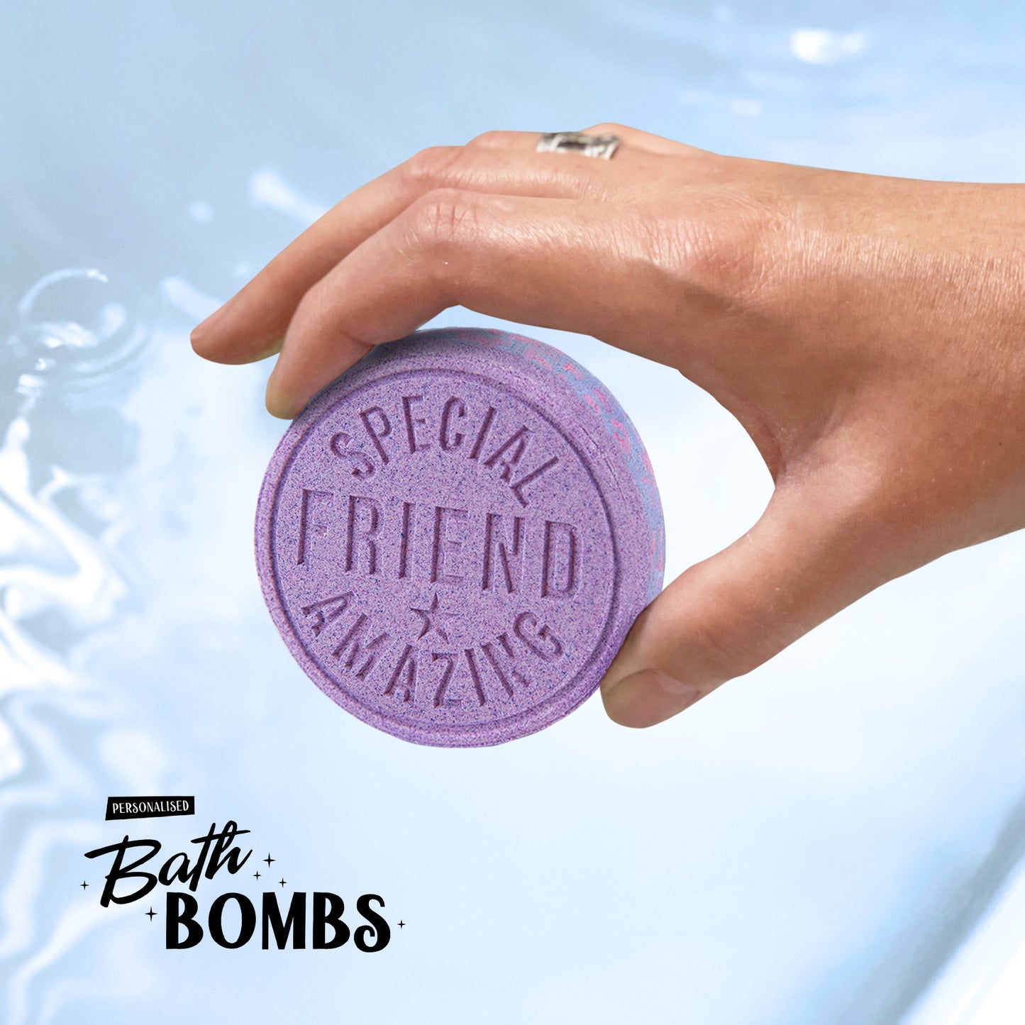 Special Friend Lilac Citrus Fizz Scented Bath Bomb