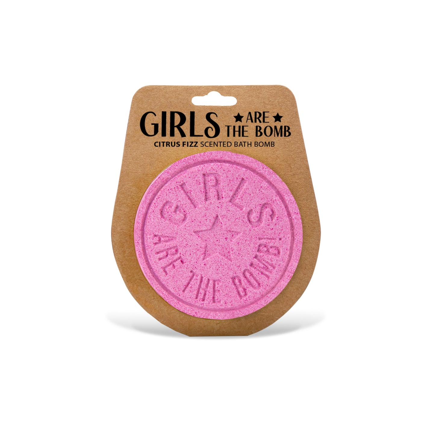 Girls Are The Bomb Pink Citrus Fizz Scented Bath Bomb