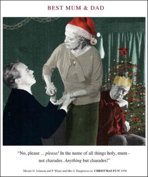 Best Mum & Dad Funny Christmas Greeting Card
