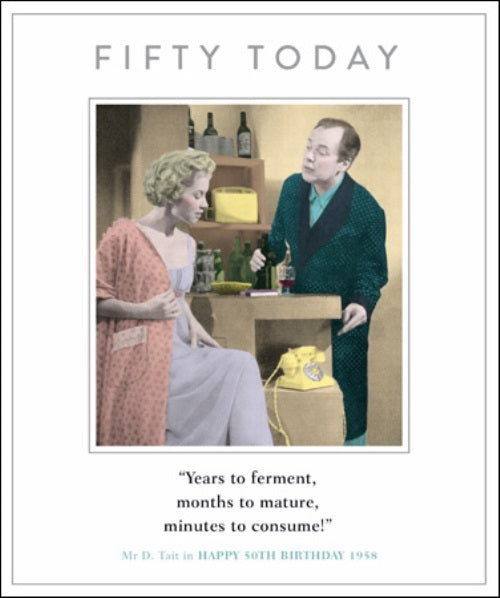 50th Birthday Funny Drama Queen Birthday Greeting Card