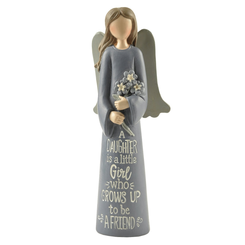 Angel Figurine A Daughter Is A Little Girl Guardian Angel