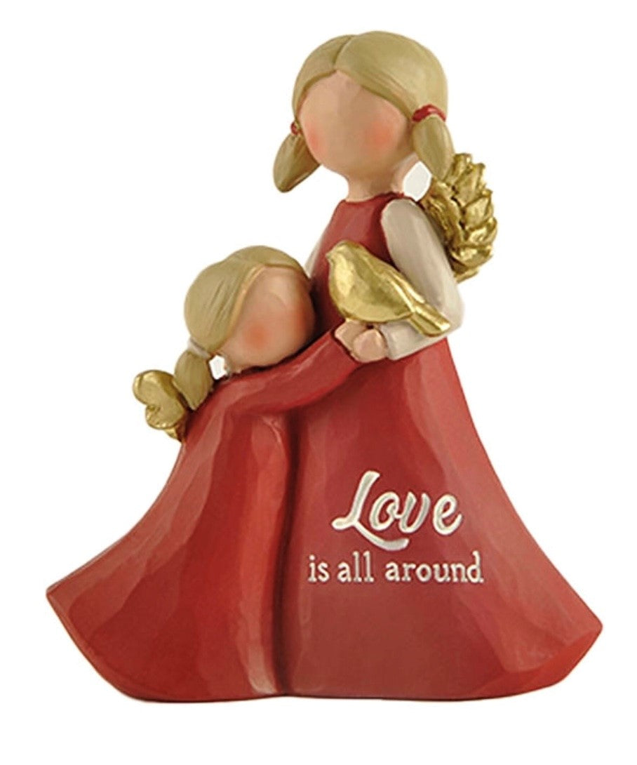 Feather & Grace Angel Figurine Love Is All Around Guardian Angel