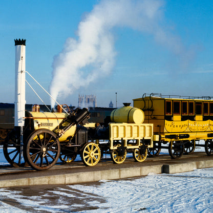 Locomotion Stephensons Rocket Sound Greeting Card