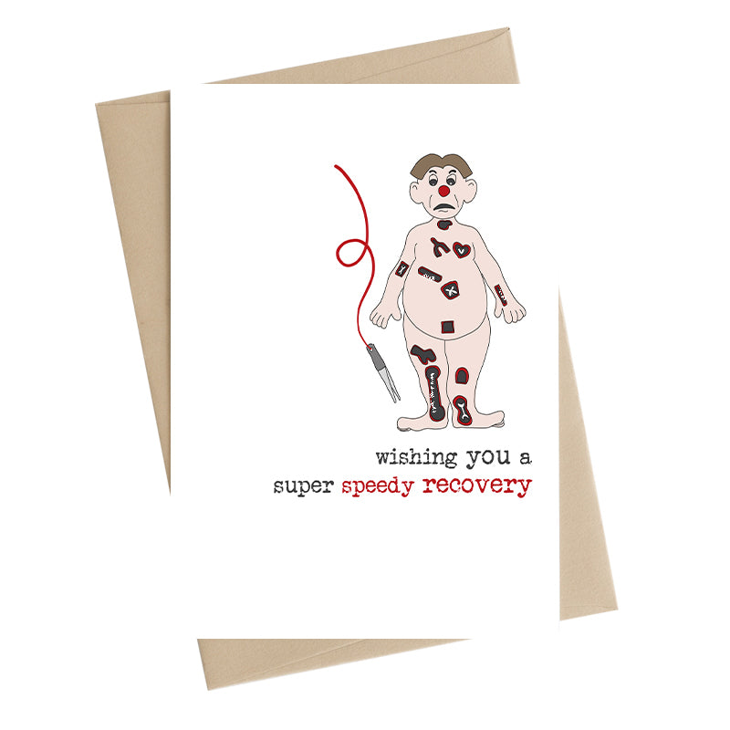 A Super Speedy Recovery Get Well Greeting Card