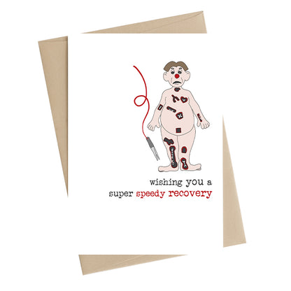 A Super Speedy Recovery Get Well Greeting Card