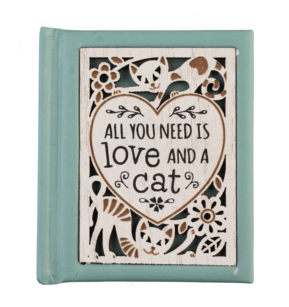 All You Need Is Love And A Cat Mini Woodcut Book Of Quotes