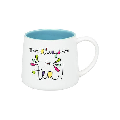 Just Saying Always Time For Tea Mug In A Gift Box