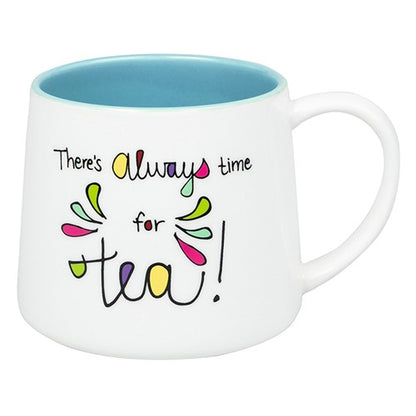 Just Saying Always Time For Tea Mug In A Gift Box