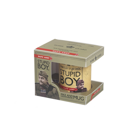 Dad's Army Pike Stupid Boy Ceramic Mug In Gift Box