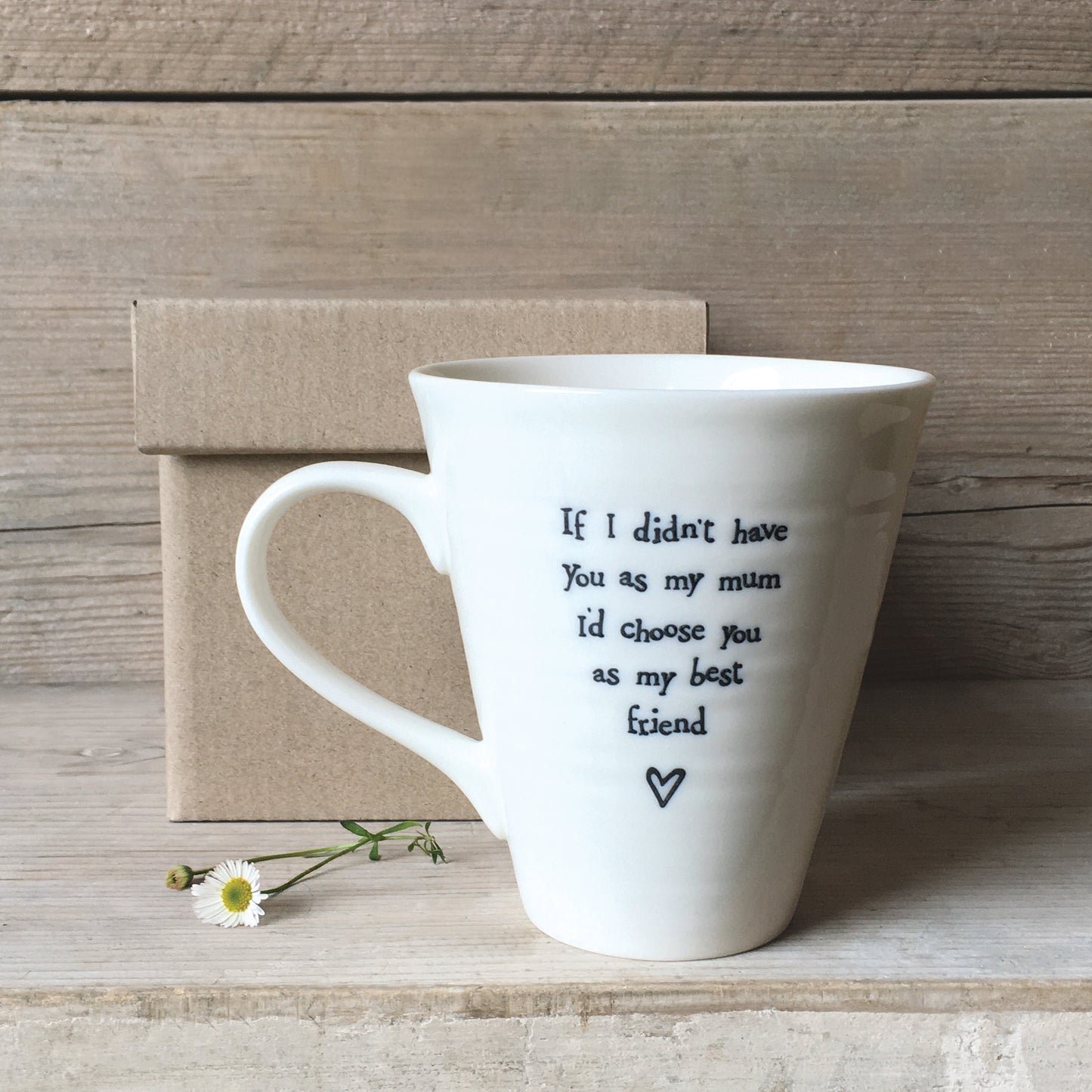 East Of India Mum My Friend Porcelain Mug In A Gift Box