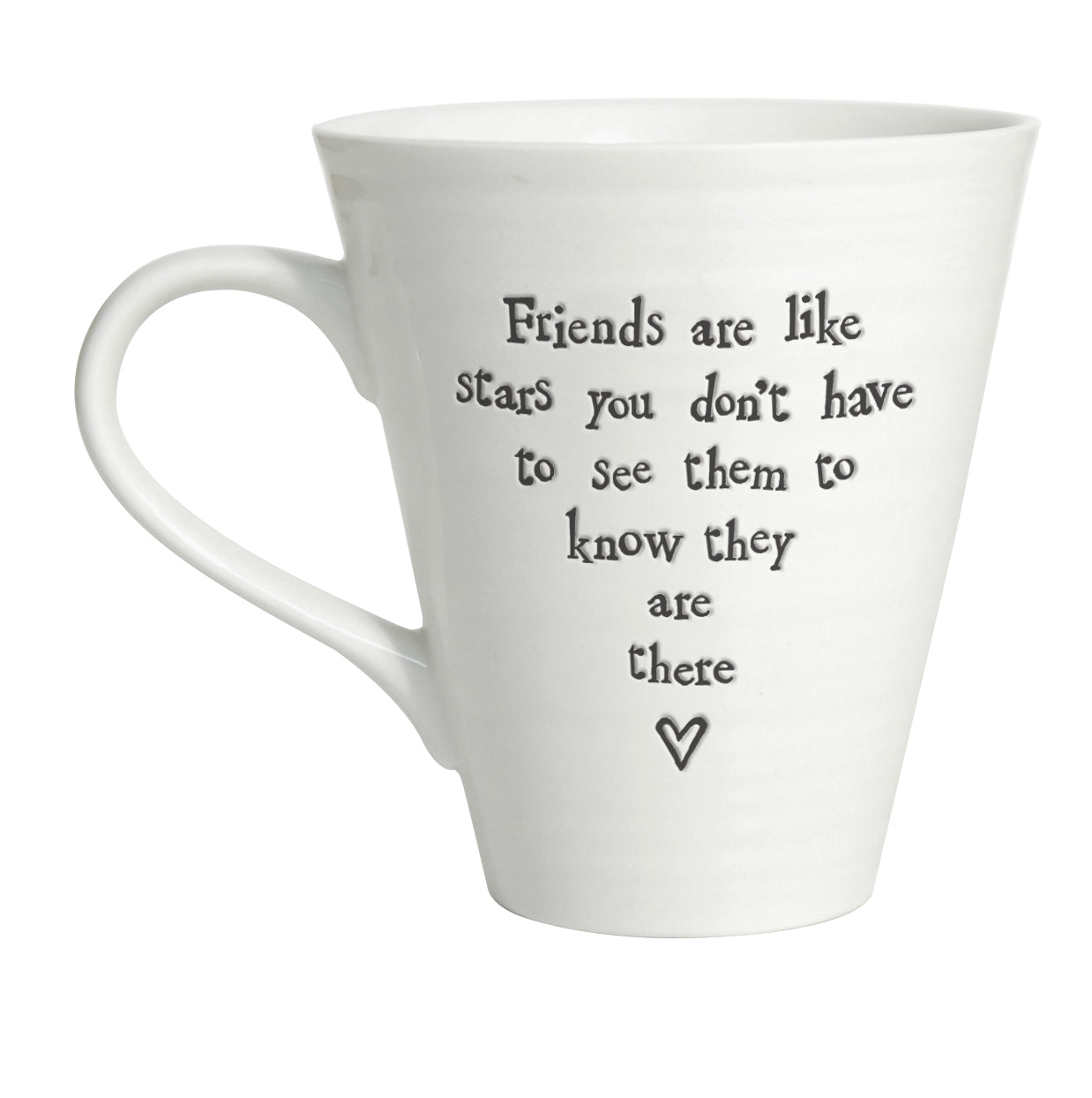 East Of India Friends Always Porcelain Mug In A Gift Box