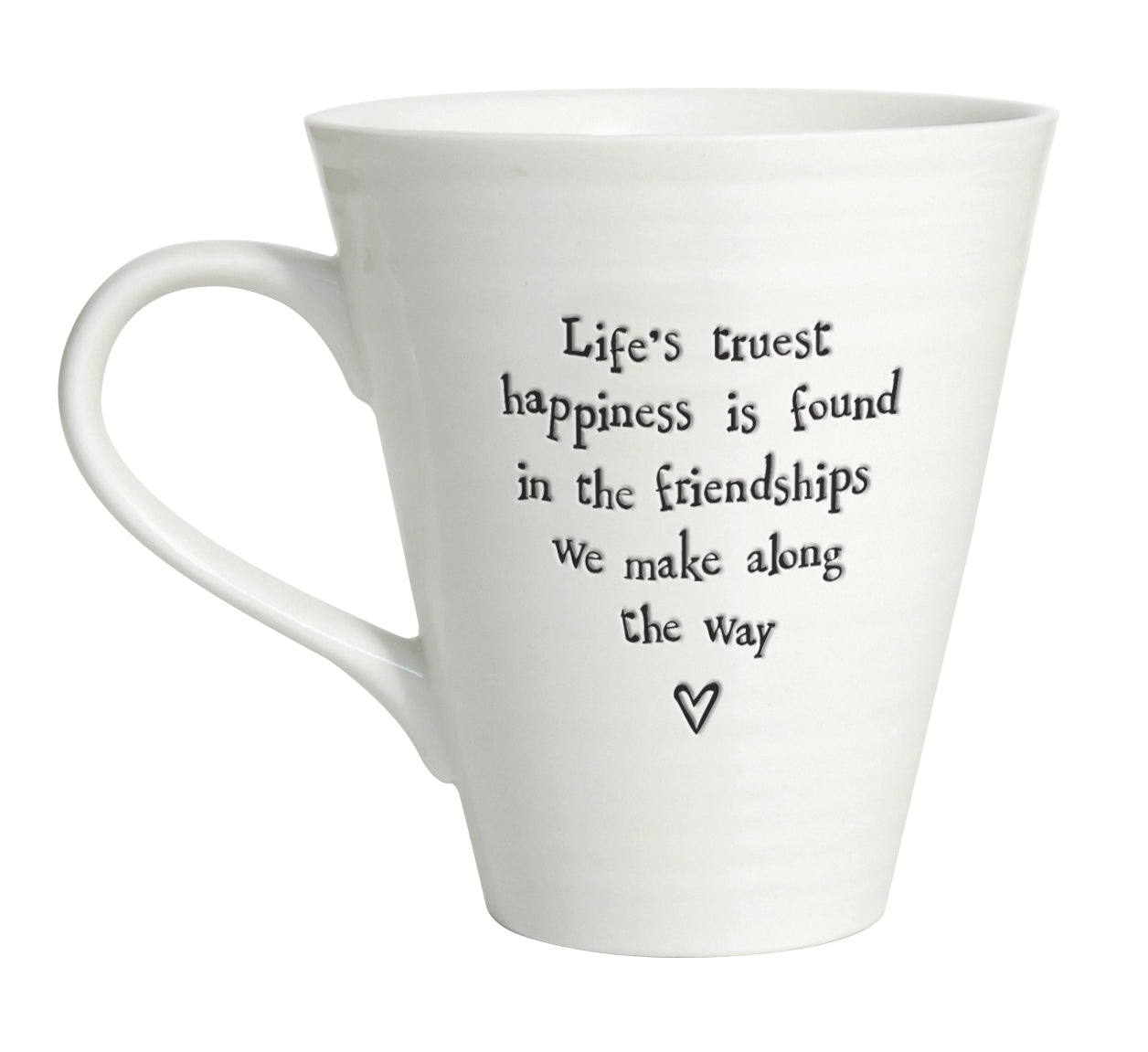 East Of India Friendship Porcelain Mug In A Gift Box