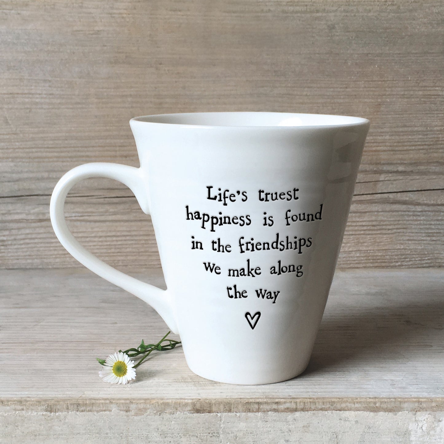 East Of India Friendship Porcelain Mug In A Gift Box