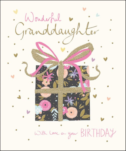 Granddaughter Happy Birthday Greeting Card