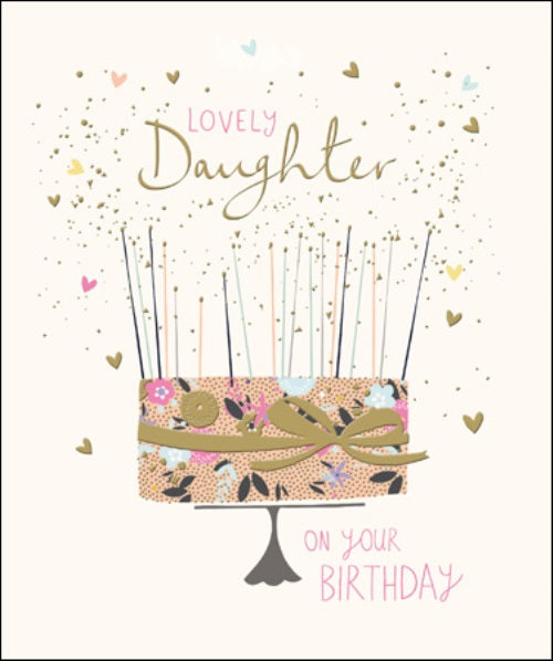 Lovely Daughter Happy Birthday Greeting Card – Love Kate's