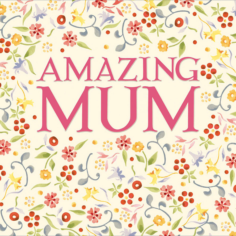 Amazing Mum Flora Emma Bridgewater Birthday Greeting Card