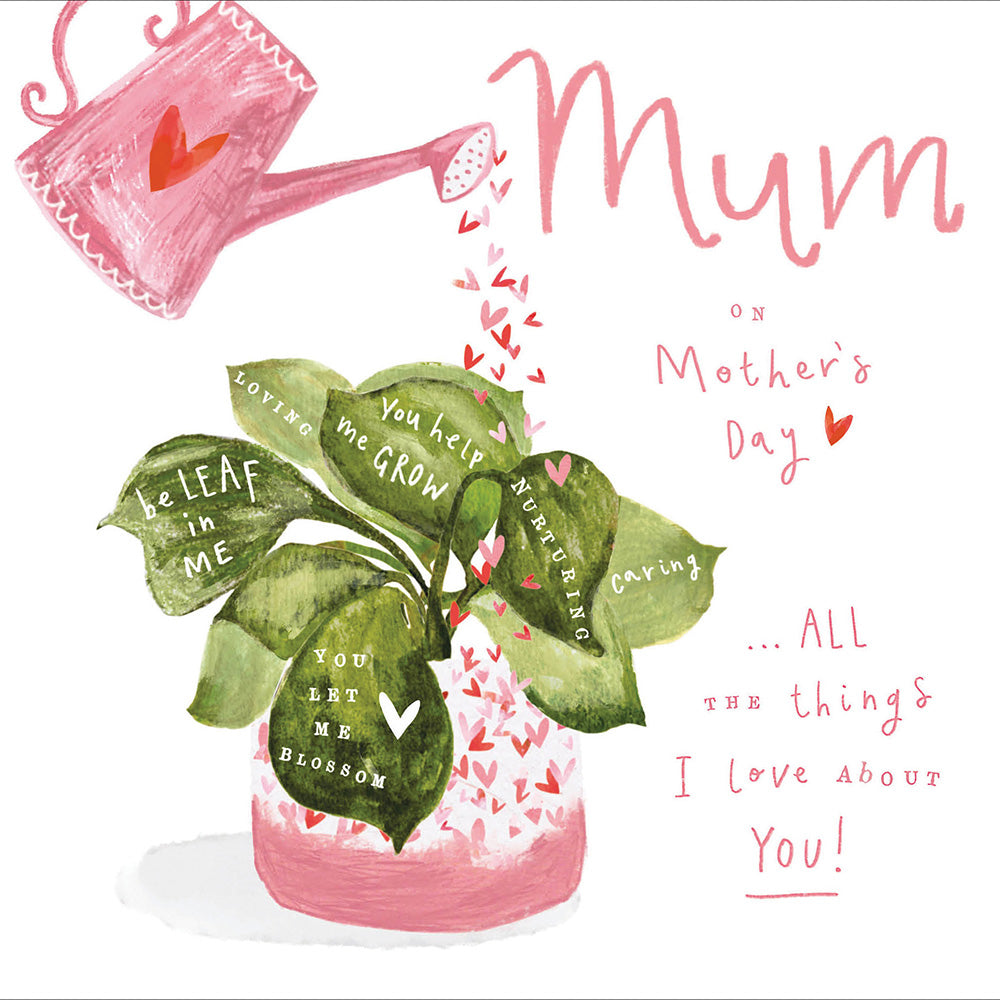 My Perfect Mum Artistic Watercolour Mother's Day Card