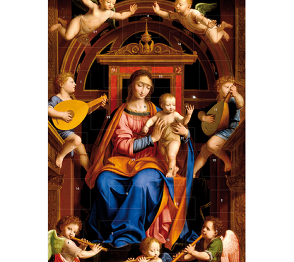 Caltime Jesus & Mary Traditional Christmas Advent Calendar