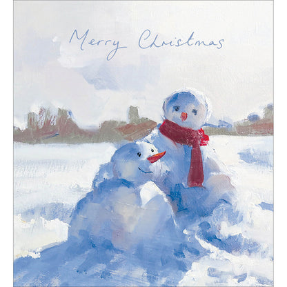 Pack of 5 Festive Snowmen Charity Christmas Cards