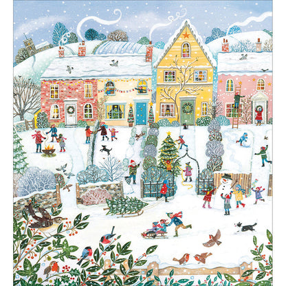 Pack of 5 Xmas Wonderland Charity Christmas Cards